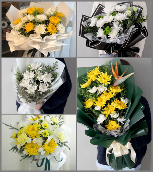 陕西渭南市华州区金堆镇白事花束代送